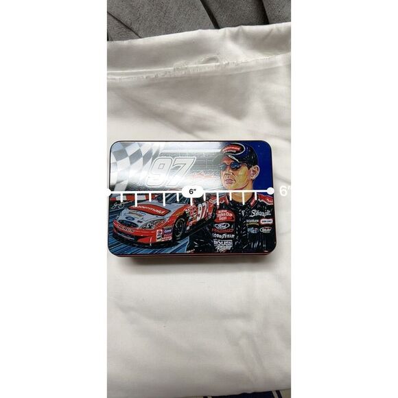 BLK) Kurt Busch NASCAR #97 Tin Kraft Velveeta Cheese Sam Bass Collectors Series - Picture 10 of 12
